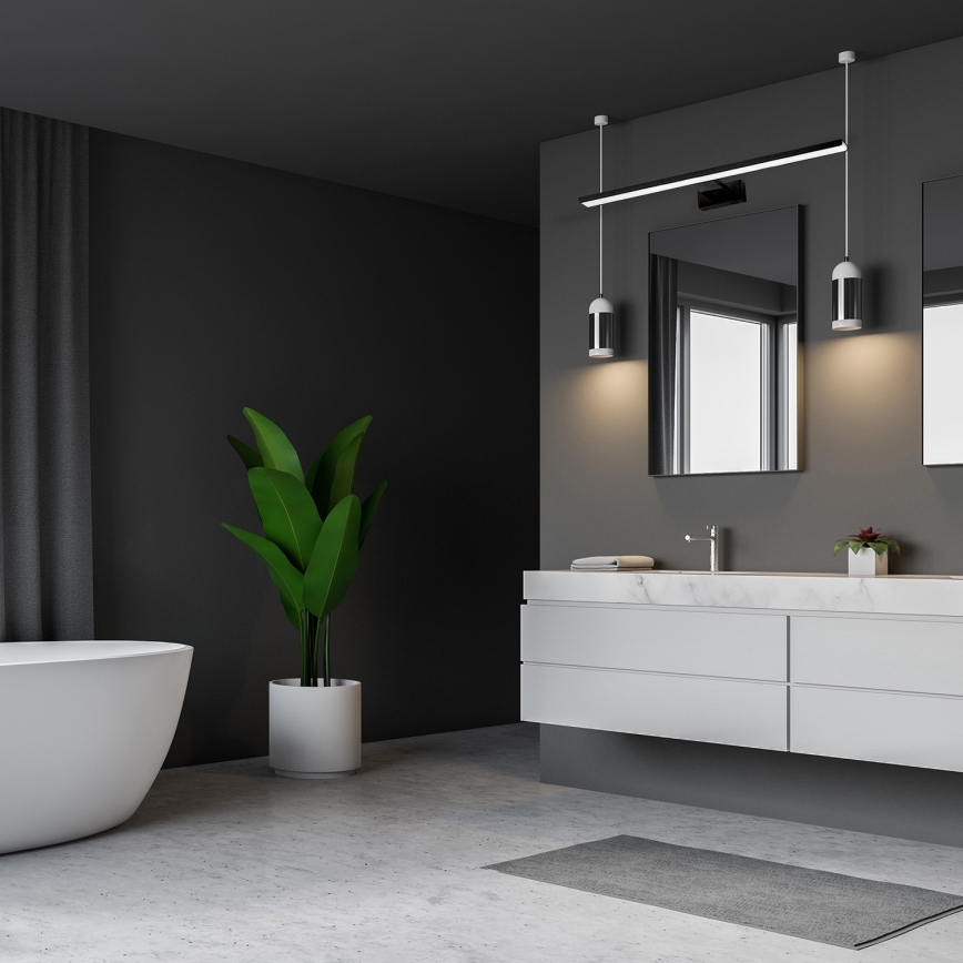 LED Osvjetljenje ogledala SHINE BLACK LED/15W/230V IP44