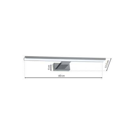LED Osvjetljenje ogledala u kupaonici SHINE 1xLED/13,8W/230V IP44