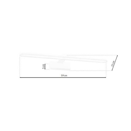 LED Osvjetljenje ogledala u kupaonici SPLASH LED/12W/230V IP44