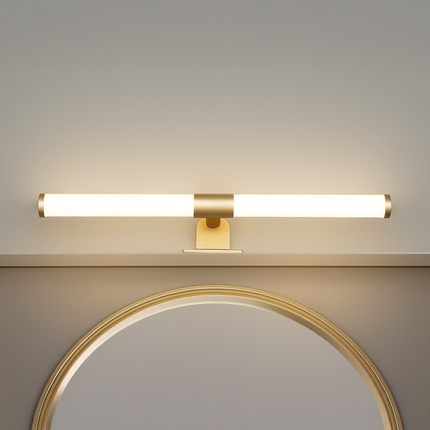 LED osvjetljenje za kupaonsko ogledalo 2u1 APA LED/6W/230V 40 cm IP44 zlatno