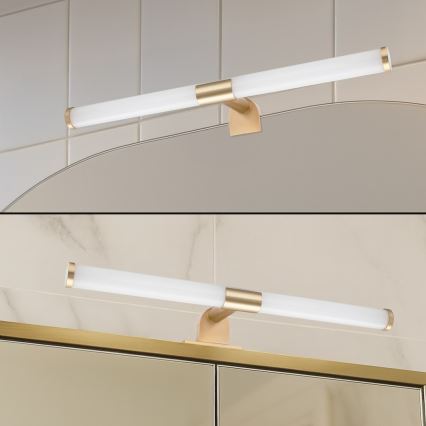 LED osvjetljenje za kupaonsko ogledalo 2u1 APA LED/6W/230V 40 cm IP44 zlatno