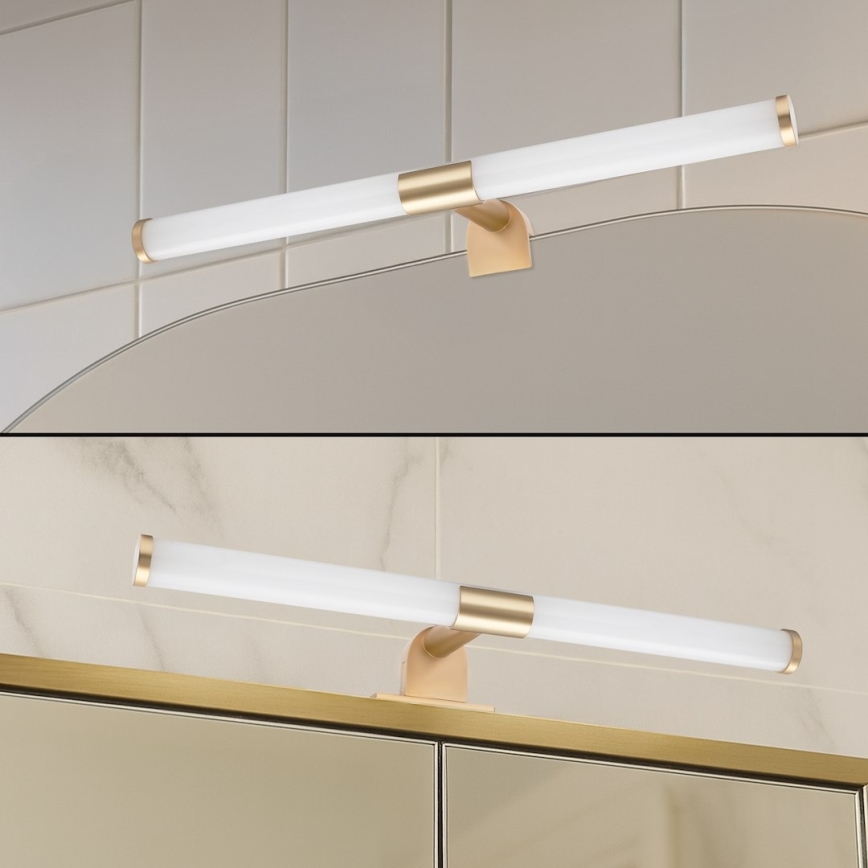 LED osvjetljenje za kupaonsko ogledalo 2u1 APA LED/6W/230V 40 cm IP44 zlatno