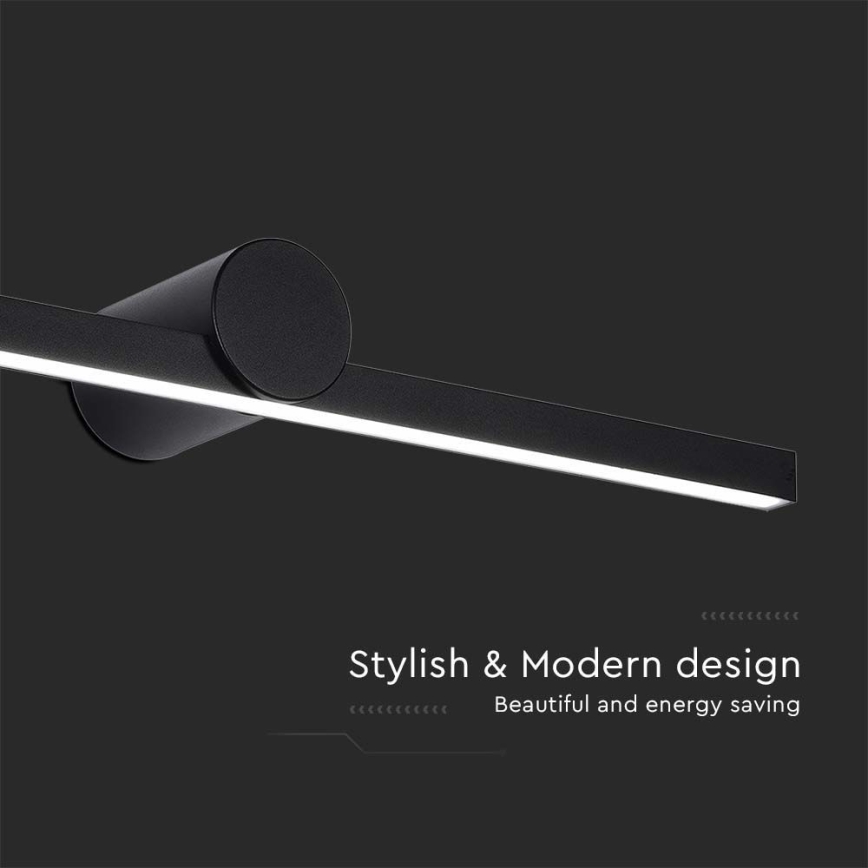 LED osvjetljenje za kupaonsko ogledalo LED/10W/230V 4000K IP65 crna