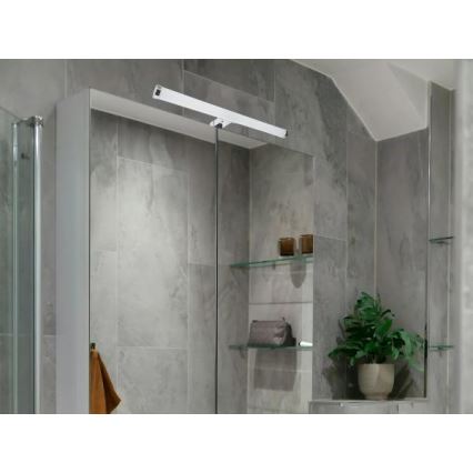 LED osvjetljenje za kupaonsko ogledalo LED/10W/230V 45 cm IP44 sjajni krom