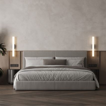 LED kupaonsko osvjetljenje za ogledalo LINEA LED/8W/230V 3000/4000/6000K IP44 45 cm crno