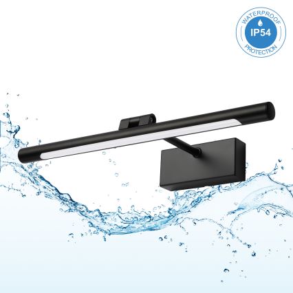 LED osvjetljenje za kupaonsko ogledalo MIRROR LED/6W/230V 4000K IP44 40 cm crna