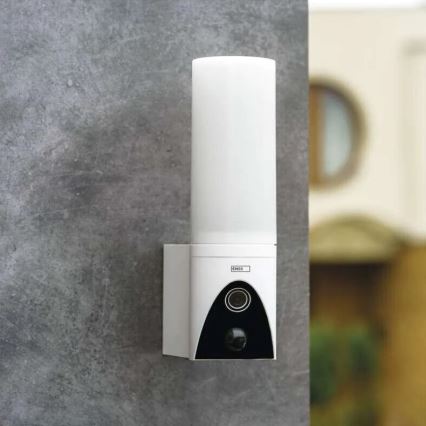 LED Pametna vanjska kamera sa svjetlom GoSmart LED/12W/230V IP65 Wi-Fi Tuya bijela