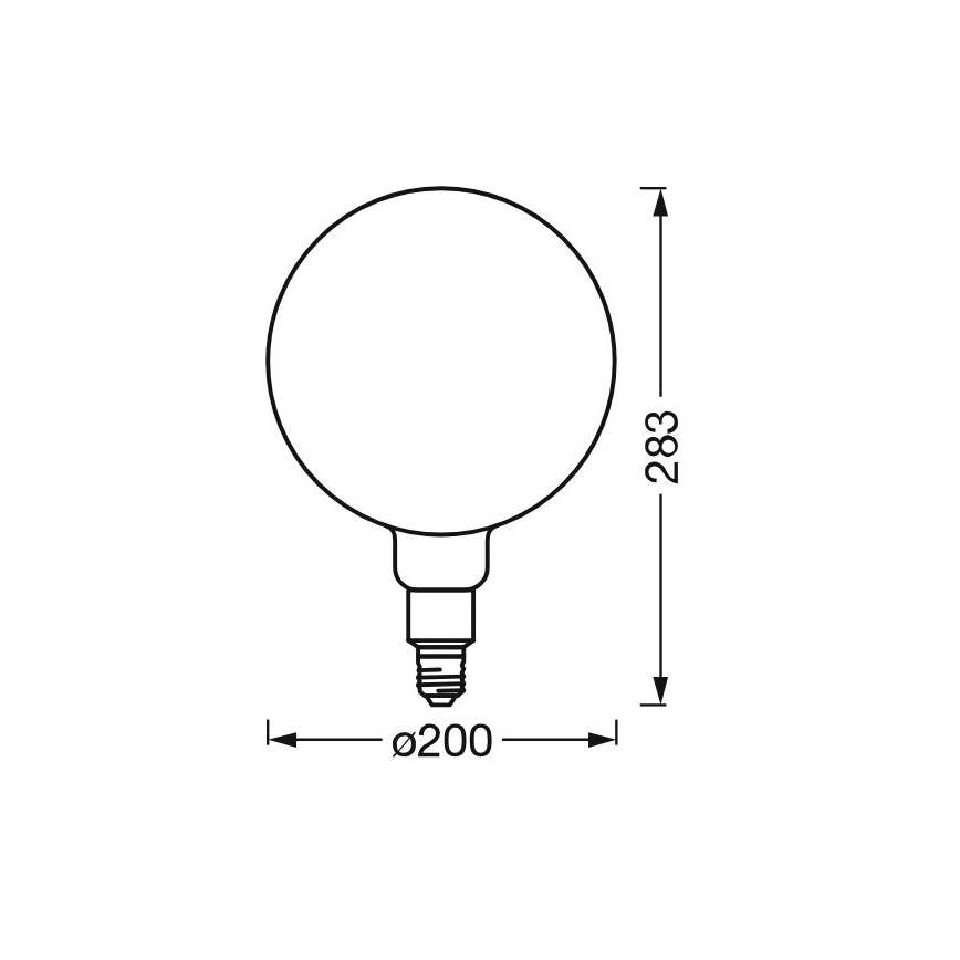 LED Smart žarulja s prigušivanjem SMART+ GLOBE G200 E27/6W/230V 2500K Wi-Fi - Ledvance