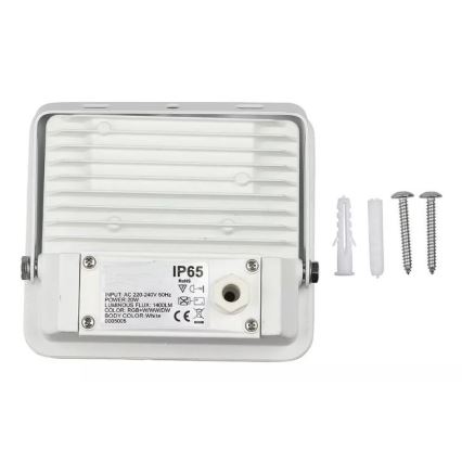 LED Pametni prigušivi RGB reflektor LED/20W/230V IP65 bijela
