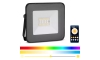 LED Pametni prigušivi RGB reflektor LED/20W/230V IP65 crna