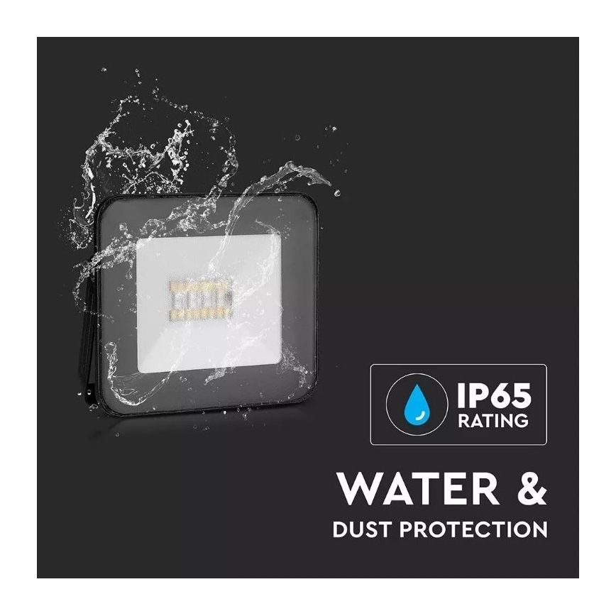 LED Pametni prigušivi RGB reflektor LED/20W/230V IP65 crna