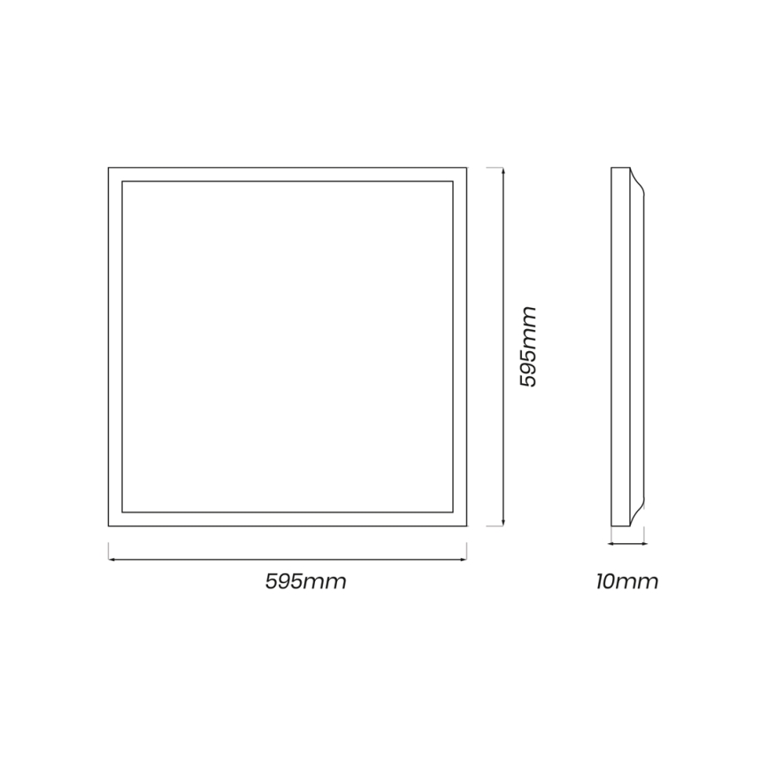 LED Panel LED/48W/230V 4000K 60x60 cm