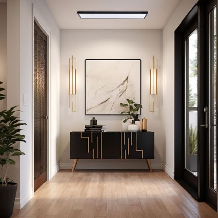 LED Panel LED/60W/230V 4000K 30x120 cm crna