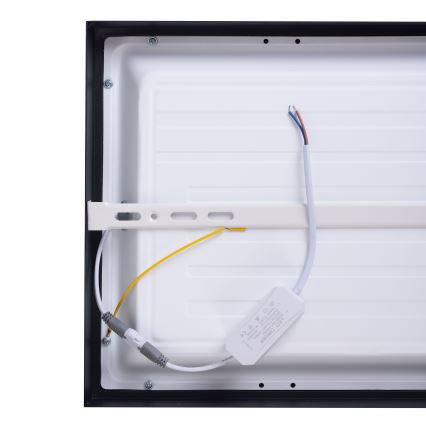 LED Panel LED/60W/230V 4000K 60x60 cm crna
