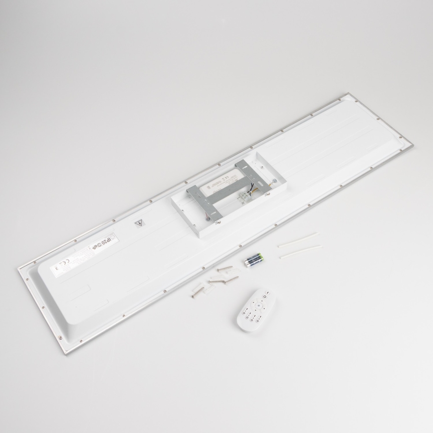 Prigušivi nadgradni LED panel LED/32W/230V 2700-6500K 25x100 cm bijela + daljinski upravljač