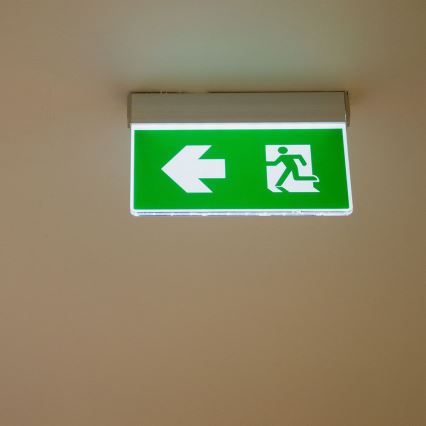 LED Panik svjetiljka EMERGENCY EXIT SAMSUNG CHIP LED/2W/230V 6000K