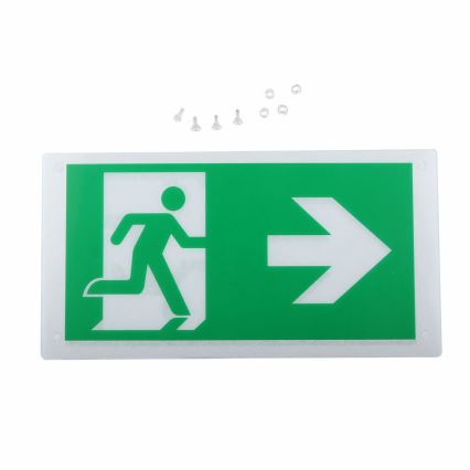 LED Panik svjetiljka EMERGENCY EXIT SAMSUNG CHIP LED/2W/230V 6000K