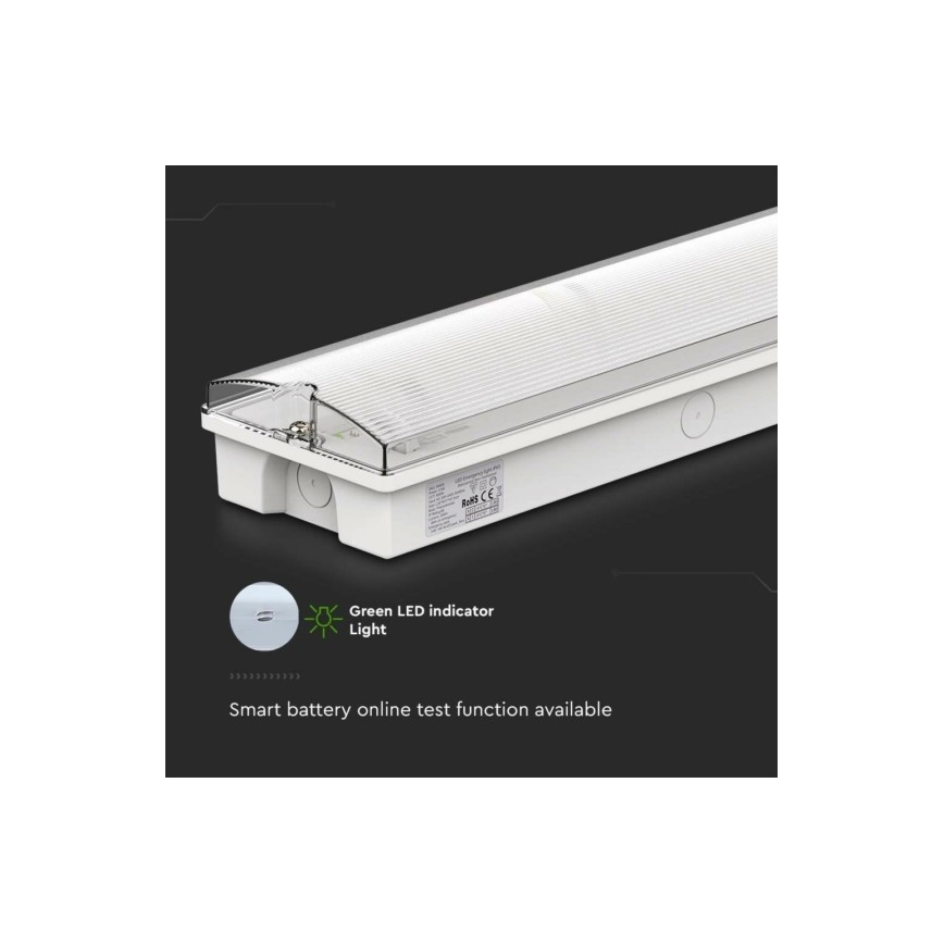 LED Panik svjetiljka EMERGENCY EXIT LED/3W/230V 6400K IP65