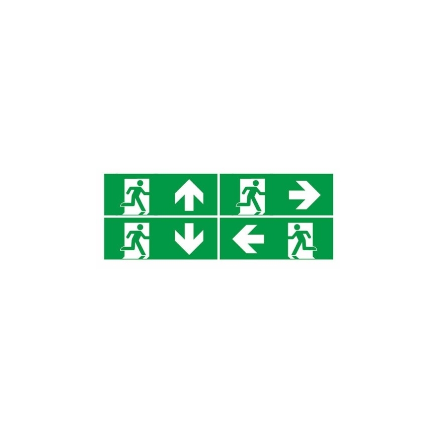 LED Panik svjetiljka EMERGENCY EXIT LED/3W/230V 6400K IP65