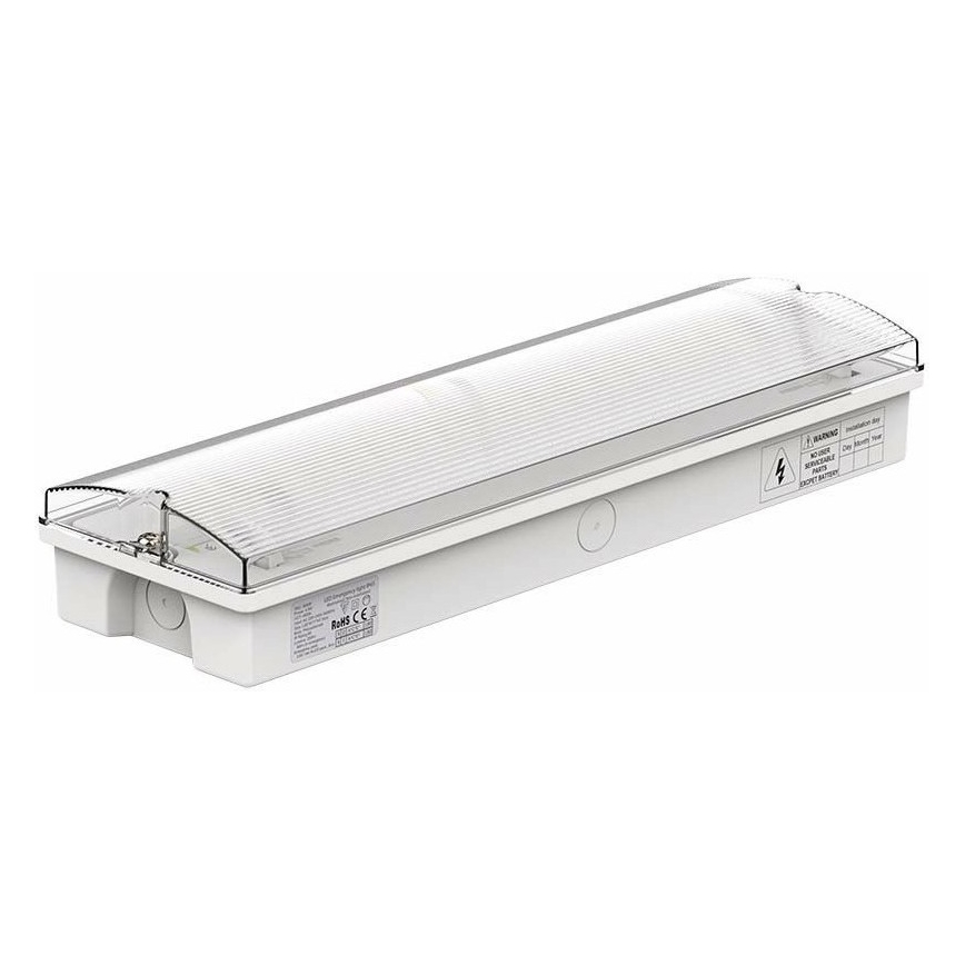 LED Panik svjetiljka s redovitim testom funkcionalnosti EMERGENCY EXIT LED/3W/230V 6400K IP65