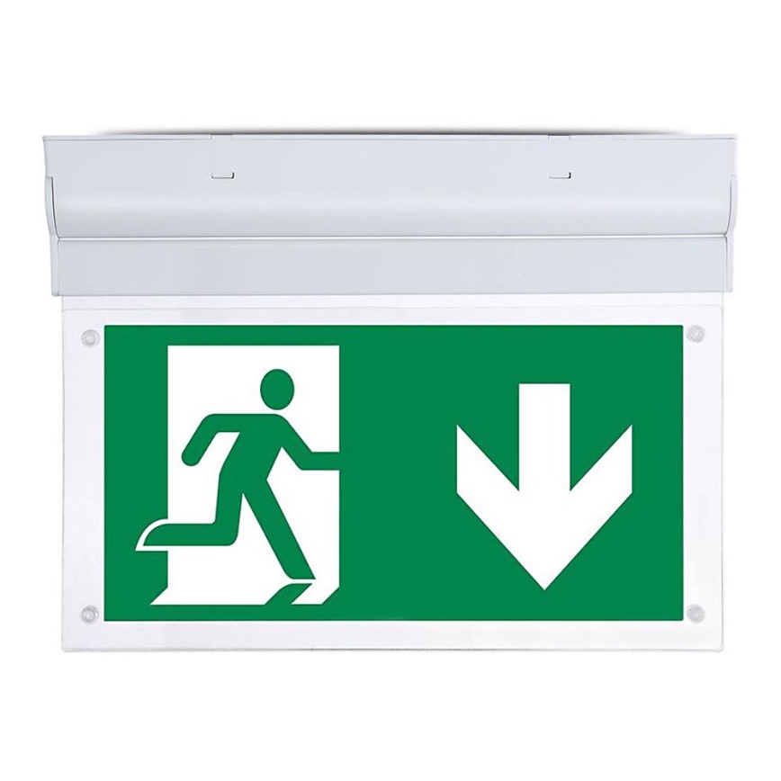 LED Panik svjetiljka EMERGENCY EXIT SAMSUNG CHIP LED/2W/230V 6000K