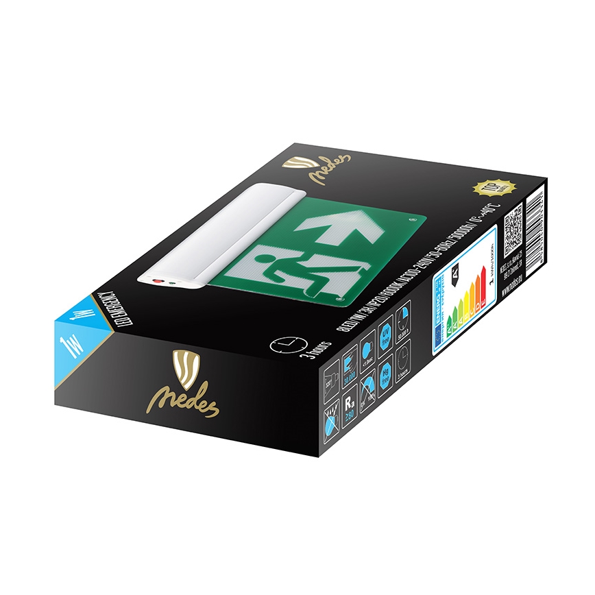 LED Panik svjetiljka LED/1W/240V 6000K