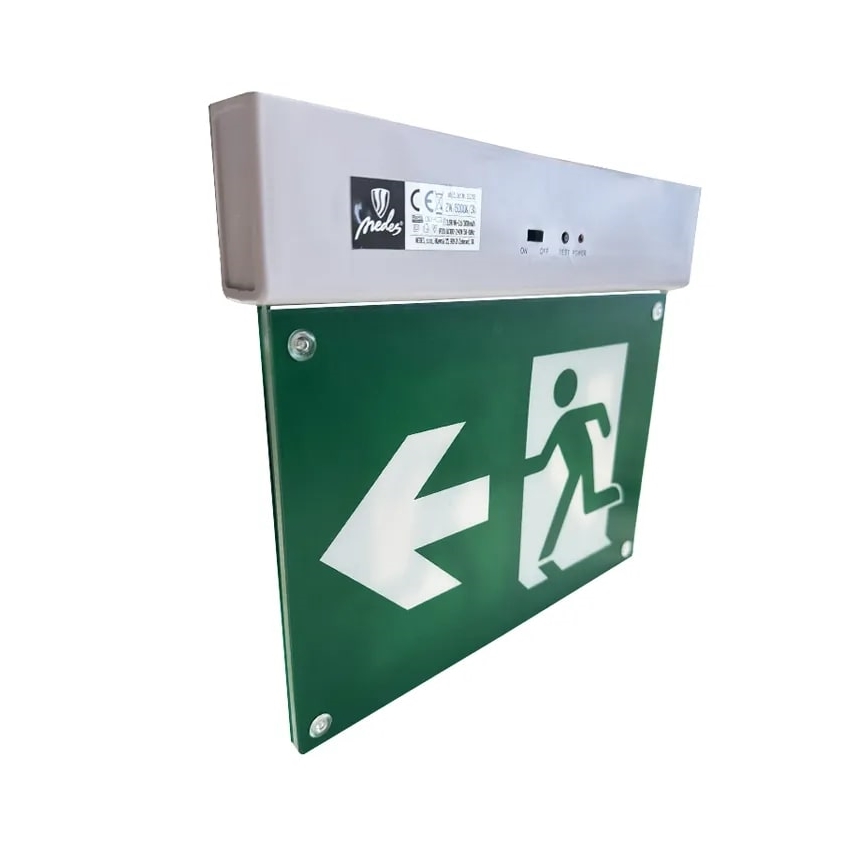 LED Panik svjetiljka LED/2W/230V 6000K 300 mAh