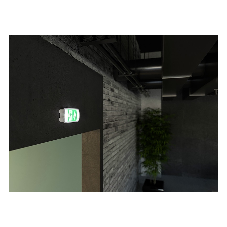 LED Panik svjetiljka VIRGO EVO LED/1W/230V 6000K IP65