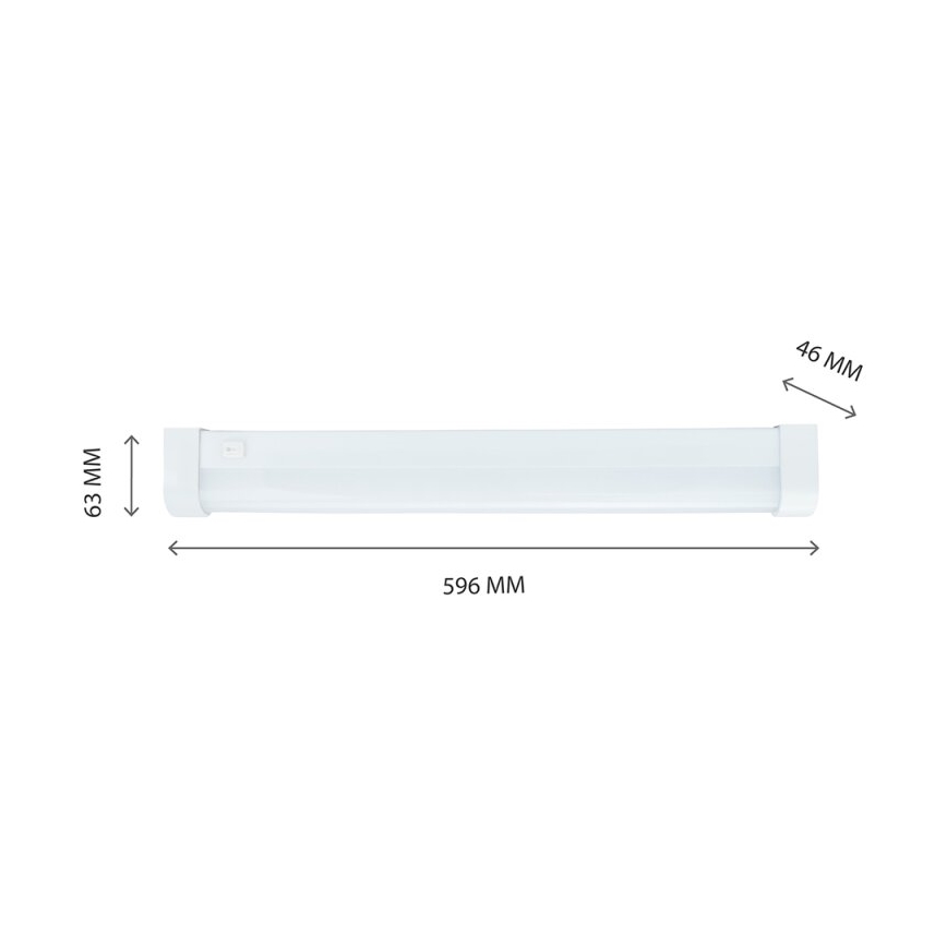 LED Podelementna svjetiljka AQUATICA LED/15W/230V 3000K IP44