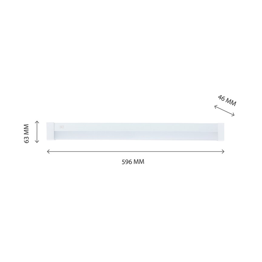 LED Podelementna svjetiljka AQUATICA LED/15W/230V 4000K IP44