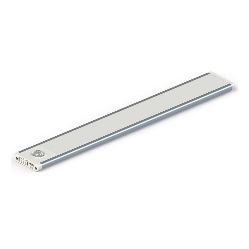 LED Podelementna svjetiljka CABINET-4 s PIR senzorom LED/1,5W/230V 1100mAh 4000K