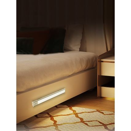 LED Podelementna svjetiljka CABINET-4 s PIR senzorom LED/1,5W/230V 1100mAh 4000K