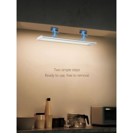 LED Podelementna svjetiljka CABINET-4 s PIR senzorom LED/1,5W/230V 1100mAh 4000K