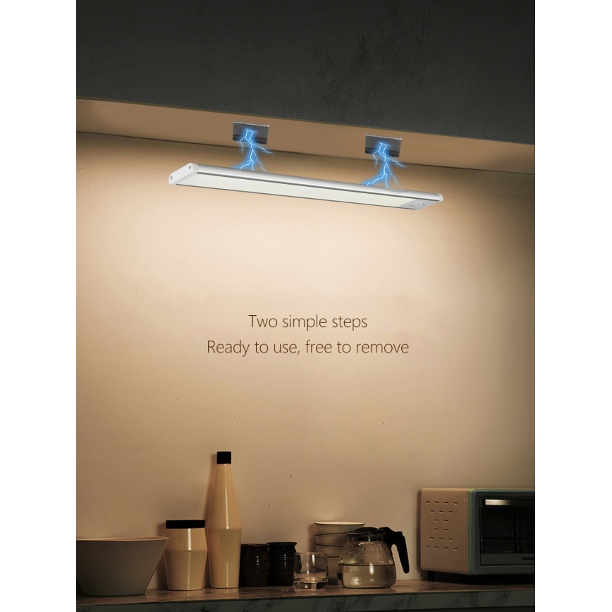 LED Podelementna svjetiljka CABINET-4 s PIR senzorom LED/1,5W/230V 1100mAh 4000K