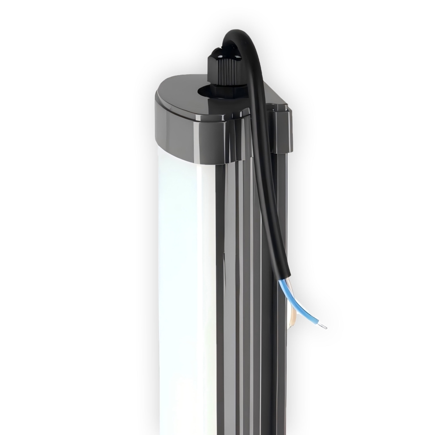 LED Podelementna svjetiljka LED/60W/230V 6000K 120 cm IP65 crna