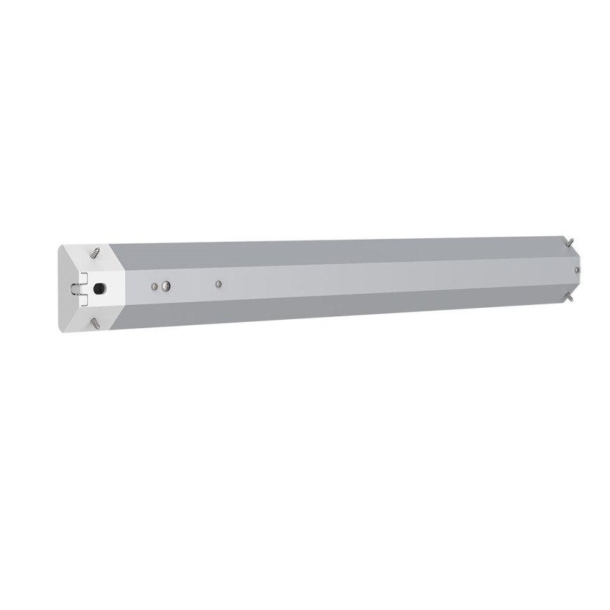 LED Podelementna svjetiljka s utičnicama i USB portovima LED/18W/230V 4000K srebrna