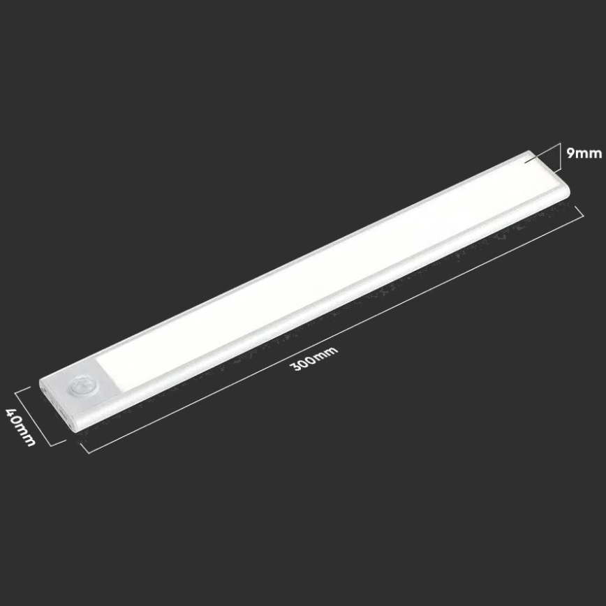 LED Podelementna svjetiljka sa senzorom LED/1,5W/5V 1500 mAh 4000K