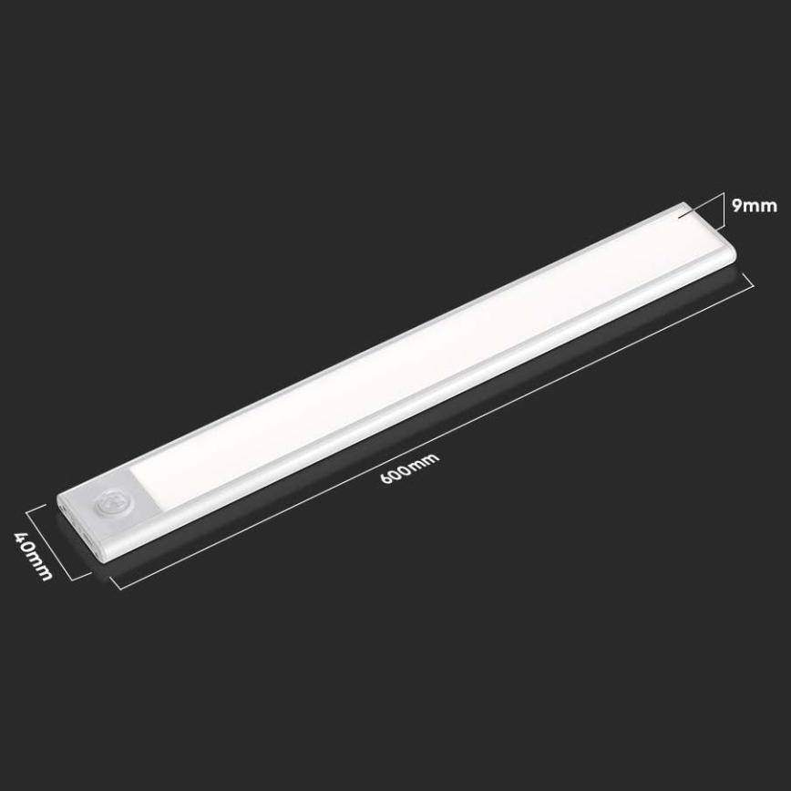 LED Podelementna svjetiljka sa senzorom LED/2,5W/5V 4000K 3000 mAh