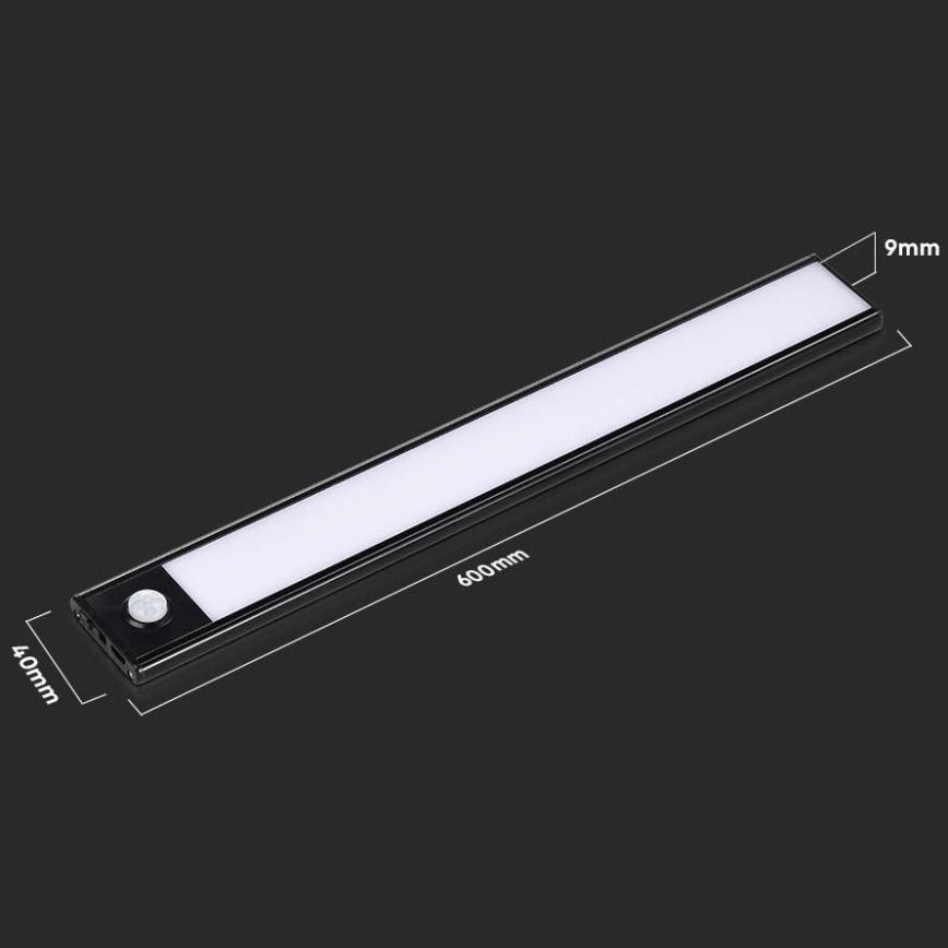 LED Podelementna svjetiljka sa senzorom LED/2,5W/5V 4000K 3000 mAh