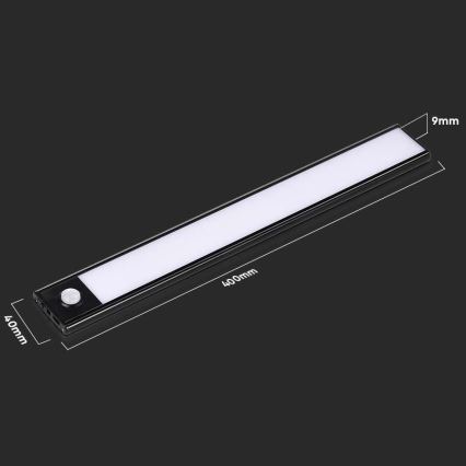 LED Podelementna svjetiljka sa senzorom LED/2W/5V 2200 mAh 3000K