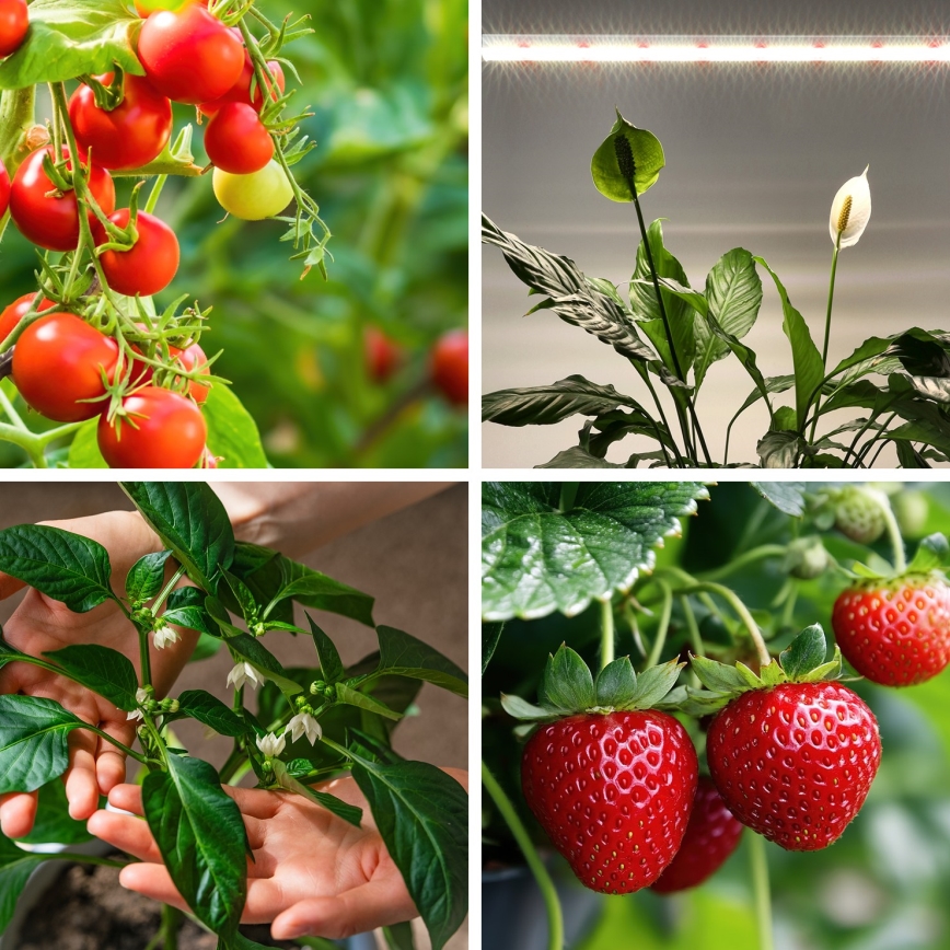 LED Podelementna svjetiljka za uzgoj biljaka GROWLY LED/15W/230W