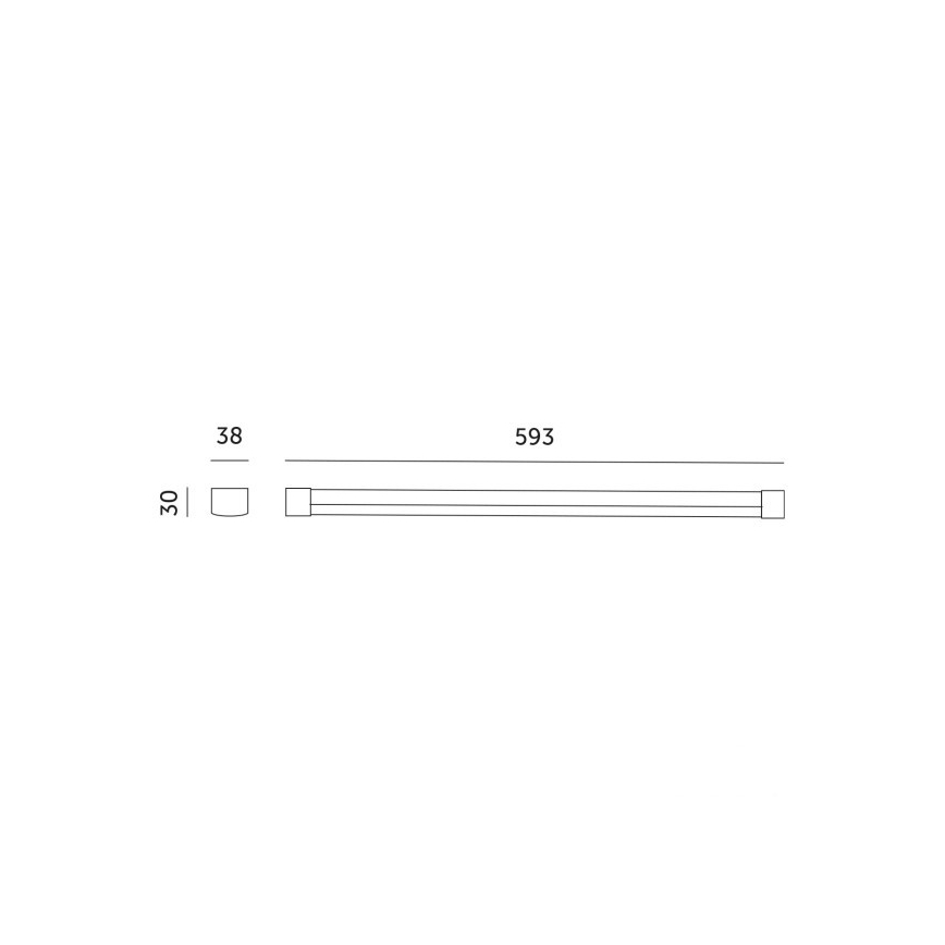 LED Podelementna svjetiljka za uzgoj biljaka GROWLY LED/9W/230V bijela