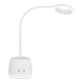 LED Podesiva fleksibilna punjiva stolna lampa LUSIA LED/5W/5V 3000/4000K 1200 mAh bijela