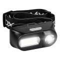 LED Podesiva punjiva čelna svjetiljka 2xLED/5V IPX4 250 lm 2000 mAh