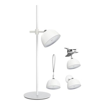 LED Podesiva punjiva stolna lampa 4u1 LED/3,5W/5V 3000/4000/6500K IP54 1800 mAh bijela