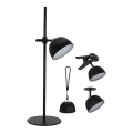 LED Podesiva punjiva stolna lampa 4u1 LED/3,5W/5V 3000/4000/6500K IP54 1800 mAh crna