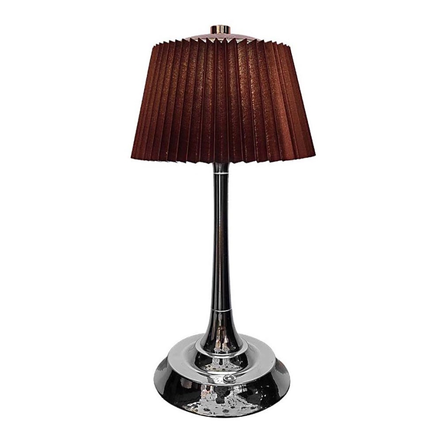 LED Podesiva punjiva stolna lampa na dodir LED/1,5W/5V 3000/4000/6000K 1800 mAh smeđa