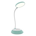 LED Podesiva punjiva stolna lampa VISUA LED/5W/5V 3000-5000K 1200 mAh tirkizna