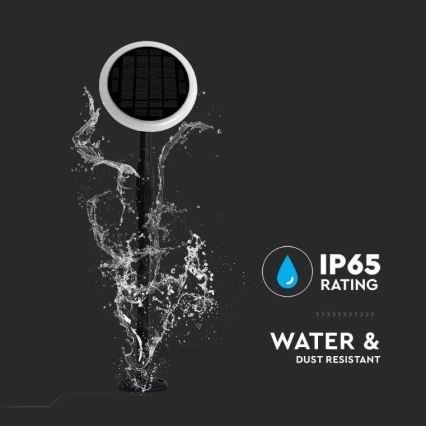 LED Podesiva solarna lampa GARDEN LED/8W/5V 60-129 cm 4000K IP65 2000 mAh