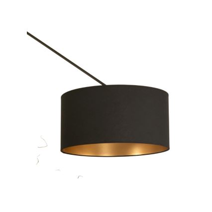 LED Podesivi luster na šipci GORTA 1xE27/60W/230V crna/zlatna